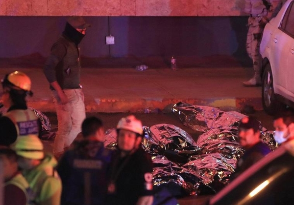 Mueren 39 personas en el incendio de un centro de migrantes en Ciudad Juárez